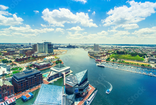 Cuadros en Lienzo Inner Harbor of Baltimore, Maryland