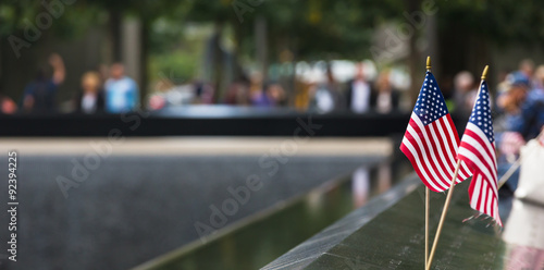 Poster Memorial at World Trade Center Ground Zero