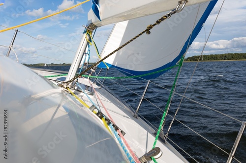 Beutiful lake photographed from yacht