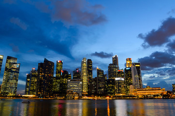 Wall Mural - Singapore downtown