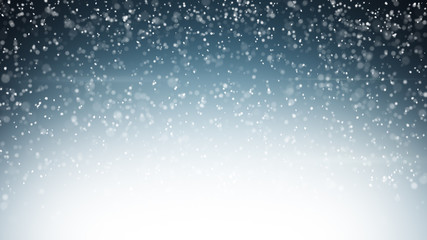 Wall Mural - heavy snowfall christmas background