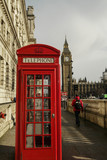 Fototapeta Na drzwi - Telephone box London