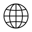 © martialred - International globe line art icon for apps and websites