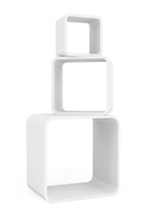 Poster - White exhibition showcase