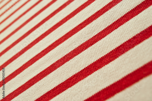 Fotografía texture tissu marinière lignes rouges