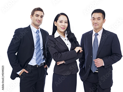 Fotografia, Obraz studio portrait of a multinational business team