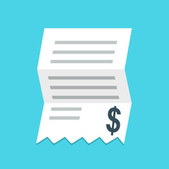 vector invoice icon