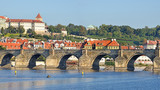 Charles Bridge in Prague -Stitched Panorama