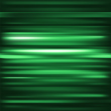 Abstract Background. Motion Green Horizontal Lines. Vector Technology Backdrop For Cover Magazine, Banner, Catalog, Web And Advertisement. Energy And Power