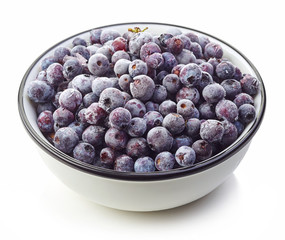 Poster - Frozen blueberries