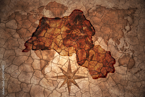 Valokuva  vintage Kurdistan map