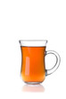 чашка с чаем на белом фоне