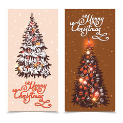 Canvas Print - Christmas Banner Set