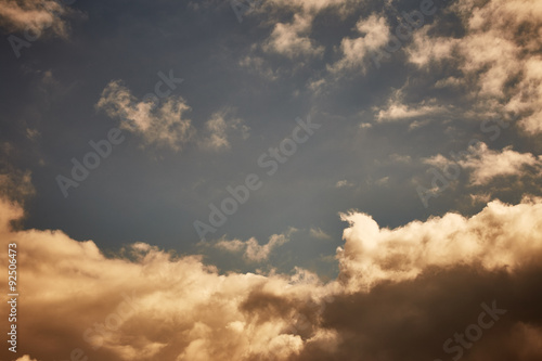 Nowoczesny obraz na płótnie Stormy sky