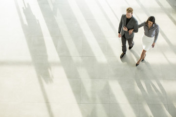 Wall Mural - People at the hall in office building