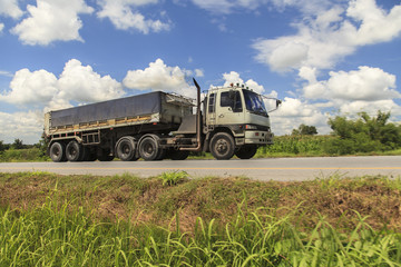 Wall Mural - Truck on Highway