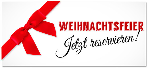 Poster - Weihnachtsfeier jetzt reservieren