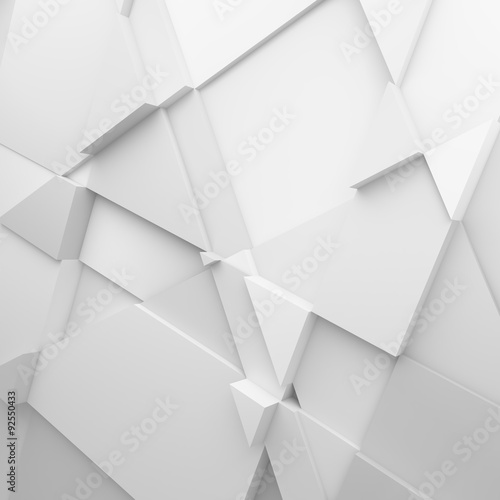 Naklejka na szybę Geometric color abstract polygons