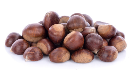 Wall Mural - Raw chestnuts