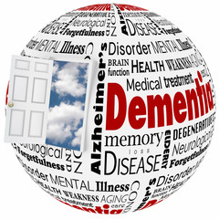 Dementia Alzheimer's Disease Losing Memory Brain Mind Disorder C