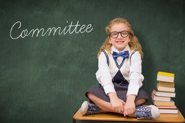 Sticker - Committee against green chalkboard