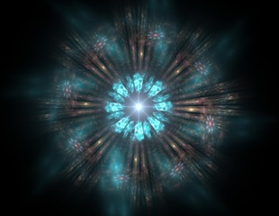 Wall Mural - the colors in the series, fancy paint. background consists of fractal color texture and is suitable 