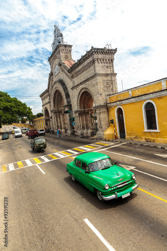 Naklejka - mata magnetyczna na lodówkę La Habana