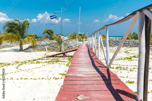 Naklejka na szybę Cayo Blanco, Cuba