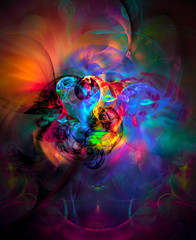 Wall Mural - modern abstract background design with space for your text.