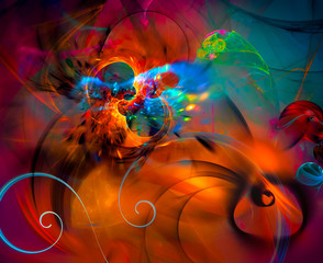Wall Mural - modern abstract background design with space for your text.
