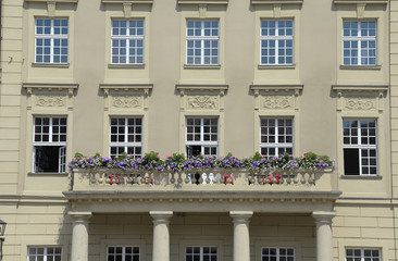 Canvas Print - Thon-Dittmer-Palais am  Haidplatz in Regensburg