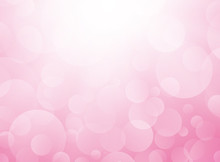 Love Pink Background With Bokeh