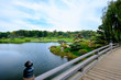 Japanese Garden view from bridge