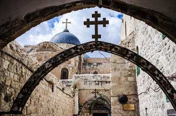 Via dolorosa, Station IX, Jerusalem Old City