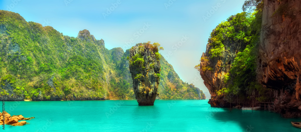 James Bond island, Thailand - obrazy, fototapety, plakaty 