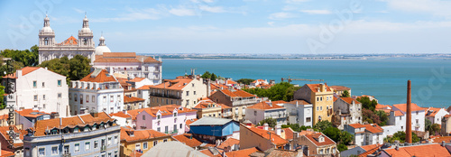 Naklejka na szybę Lisbon Historical City Panorama, Portugal