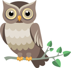decorative vector owl
