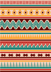 Wall Mural - Ethnic indian pattern. 