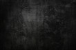 canvas print picture - Textured black grunge background