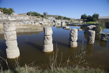 The Remains Of A Roman Temple In Letoun, Turkey