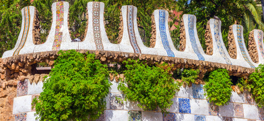 Wall Mural - Barcelona Fence Gaudi