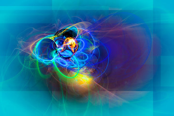 Wall Mural - modern abstract background design with space for your text.