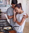 © Daxiao Productions - couple kitchen affection