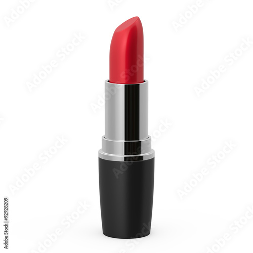 Fotografie, Obraz red lipstick isolated on white background
