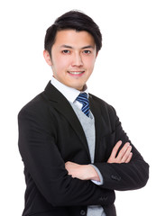 Wall Mural - Asian young businessman