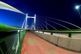 Fototapeta  - Most drogowy nocą