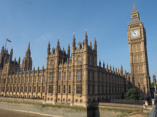 Canvas Print - Houses of Parliament in London