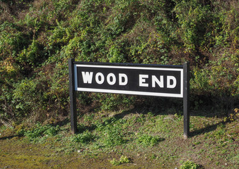 Sticker - Wood End station in Tanworth in Arden