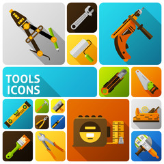 Wall Mural - Diy Tools Icons