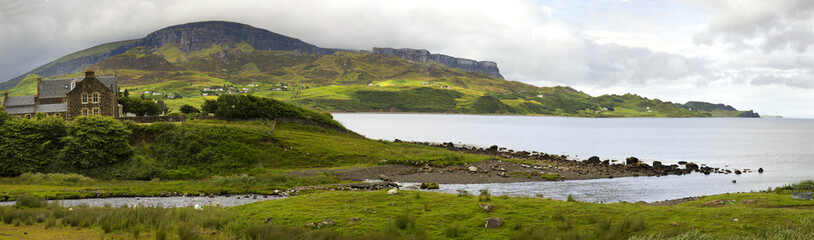 Hills and mountains and isle of skye